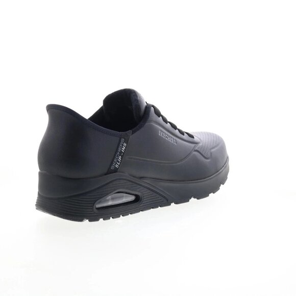 NEW Mens SKECHERS Slip Ins Uno Easy Air 183005 Sneakers Shoes Black Size 9